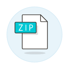 Zip File 2 Illustration from UX Colors Set