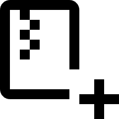 File Compress Add Icon from Nova Line Set