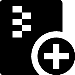 File Compress Add Icon from Nova Solid Set