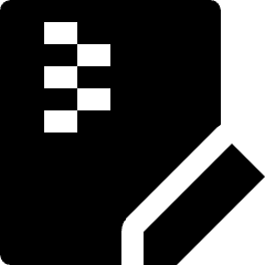 File Compress Edit Icon from Nova Solid Set