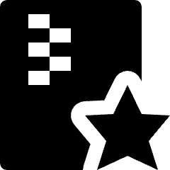 File Compress Favorite Star Icon from Nova Solid Set