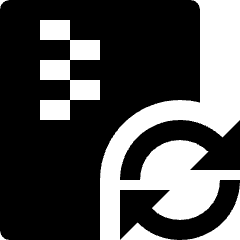 File Compress Refresh Icon from Nova Solid Set