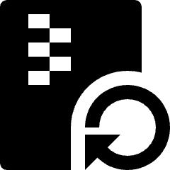 File Compress Return Icon from Nova Solid Set