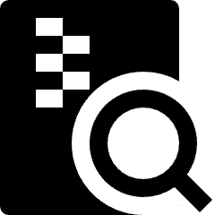 File Compress Search Icon from Nova Solid Set