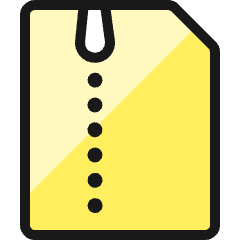Zip File Icon from Ultimate Colors Set