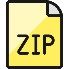 Zip File 1 Icon from Ultimate Colors Set