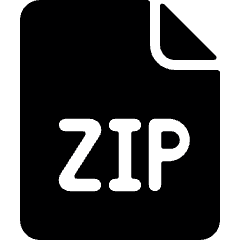 Zip File 1 Icon from Ultimate Bold Set