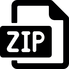 Zip File 2 Icon from Ultimate Bold Set