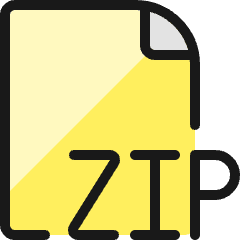 Zip File 2 Icon from Ultimate Colors Set