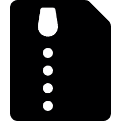 Zip File Icon from Ultimate Bold Set