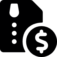 Zip File Cash Icon from Ultimate Bold Set