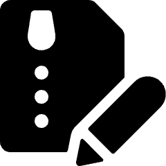 Zip File Edit Icon from Ultimate Bold Set