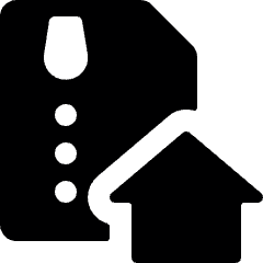 Zip File Home Icon from Ultimate Bold Set