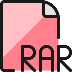 Zip File Rar 1 Icon from Ultimate Colors Set
