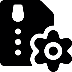 Zip File Settings Icon from Ultimate Bold Set