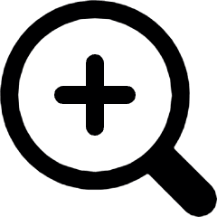 Zoom In 1 Icon from Ultimate Bold Set