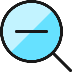 Zoom Out 1 Icon from Ultimate Colors Set