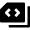 Common File Horizontal Codes Icon from Nova Solid Set