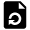 Common File Return Icon from Nova Solid Set