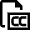 File Copyright Cc Creative Common Icon from Nova Line Set