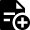Text Document Add Icon from Nova Solid Set