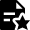 Text Document Favorite Star Icon from Nova Solid Set