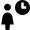 User Action Female Clock Schedule Icon from Nova Solid Set