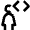 User Action Female Coding Icon from Nova Line Set
