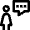 User Action Female Message Icon from Nova Line Set