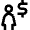 User Action Female Money Fund Icon from Nova Line Set