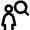 User Action Female Search Icon from Nova Line Set