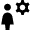 User Action Female Settings Icon from Nova Solid Set