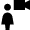 User Action Female Video Icon from Nova Solid Set
