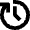 Clock Cycle Twenty Four Hour Icon from Nova Solid Set