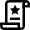 Paper Star Icon from Atlas Line Set