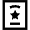 Star Document Frame Icon from Atlas Line Set