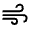 Air Icon from Outlined Line - Material Symbols Set