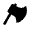 Axe Fill Icon from Outlined Fill - Streamline Material Free Set
