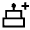 Cake Add Icon from Sharp Line - Material Symbols Set