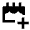 Cake Add Icon from Outlined Line - Material Pro Set
