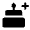 Cake Add Fill Icon from Rounded Fill - Material Symbols Set