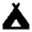 Camping Fill Icon from Outlined Fill - Material Pro Set