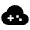 Cloud Gaming Fill Icon from Sharp Fill - Material Pro Set