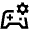 Controller Setting Gear Icon from Sharp Line - Material Pro Set