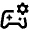Controller Setting Gear Icon from Rounded Line - Material Pro Set
