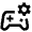 Controller Setting Gear Icon from Outlined Line - Material Pro Set