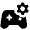 Controller Setting Gear Fill Icon from Rounded Fill - Material Pro Set