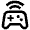 Controller Wireless Icon from Outlined Line - Material Pro Set