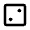 Dice 2 Icon from Rounded Line - Material Pro Set