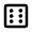 Dice 6 Icon from Rounded Line - Material Pro Set